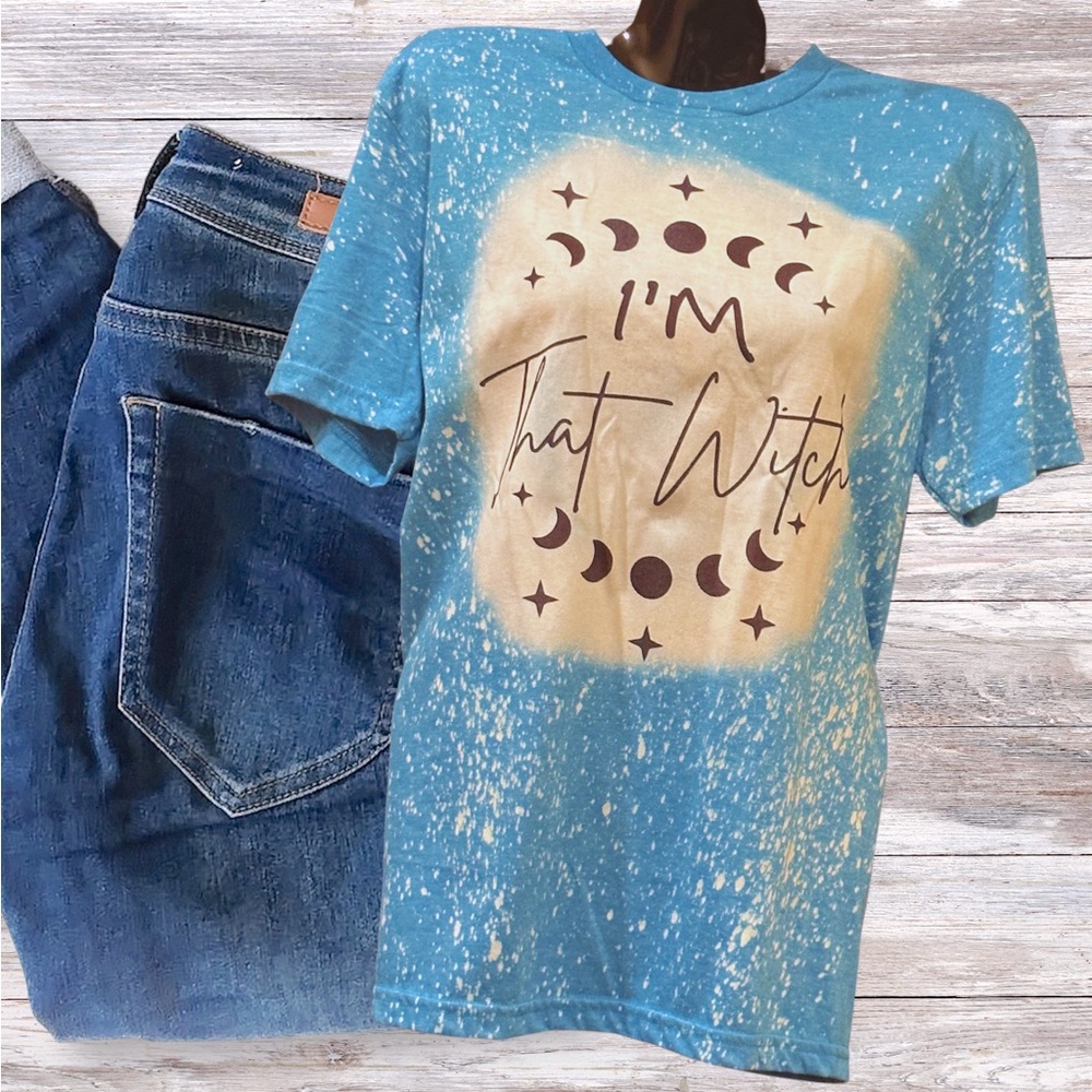 Hand Crafted One of a kind New I’m That Witch T-Shirt
